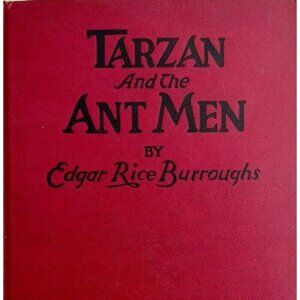 Tarzan And The Ant Men 1940s WW2 Edition HC Edgar Rice Burroughs HBS